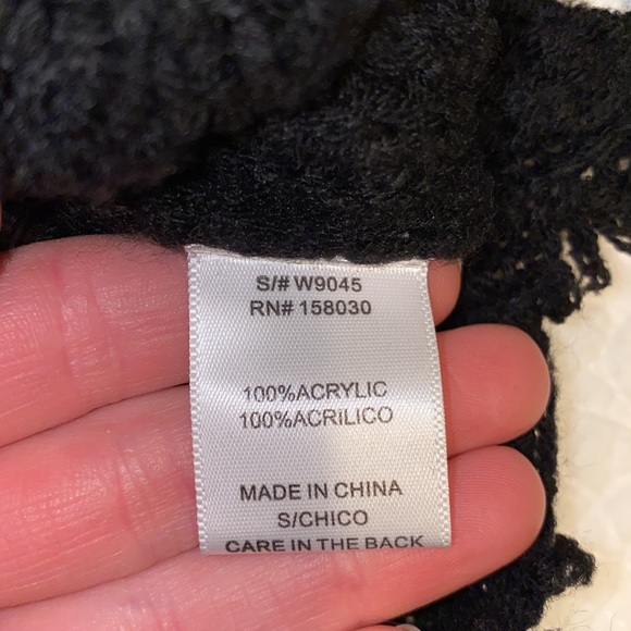 Black Ripped Sweater - Picture 5 of 5